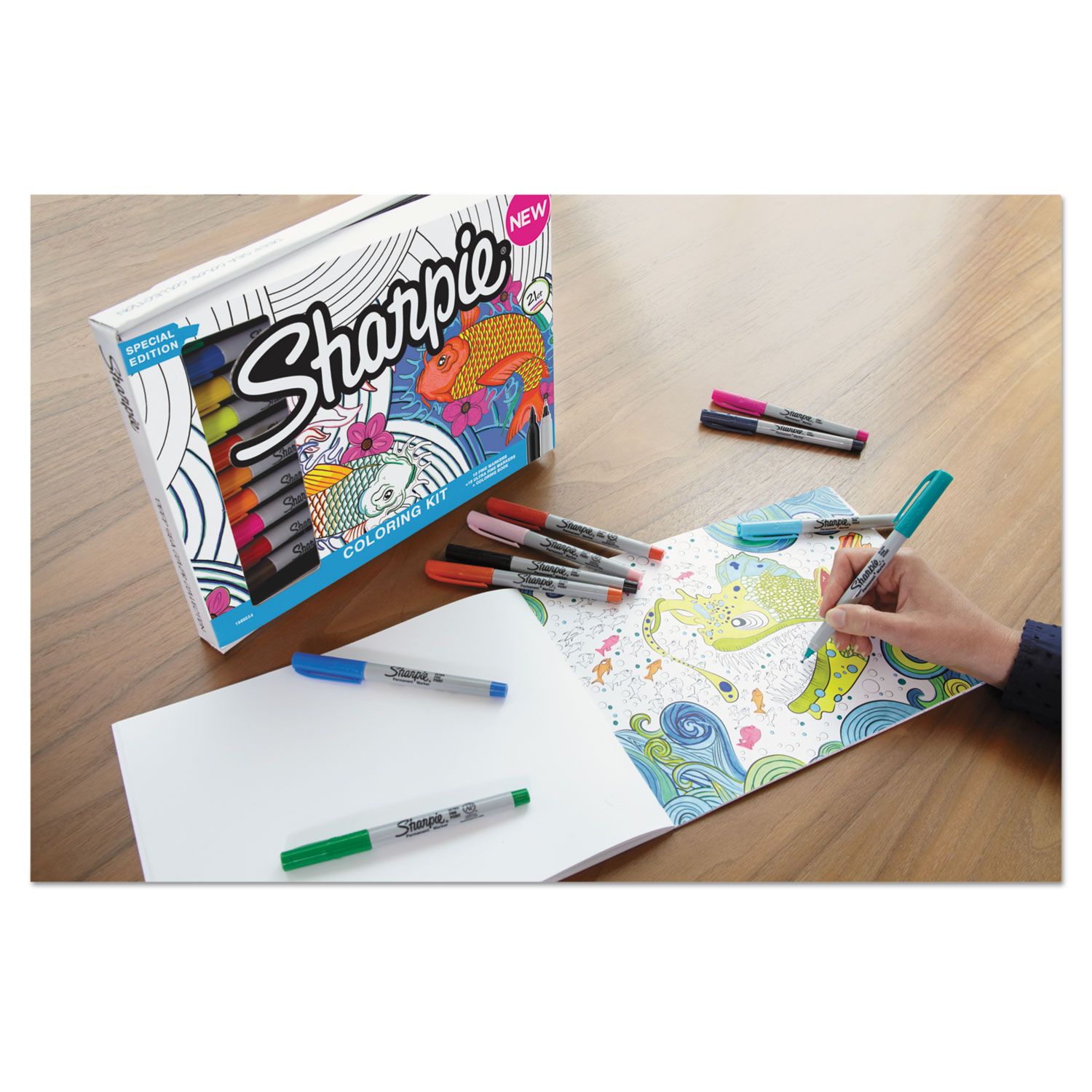 Marcadores Sharpie Coloring Kit – Copiscoop